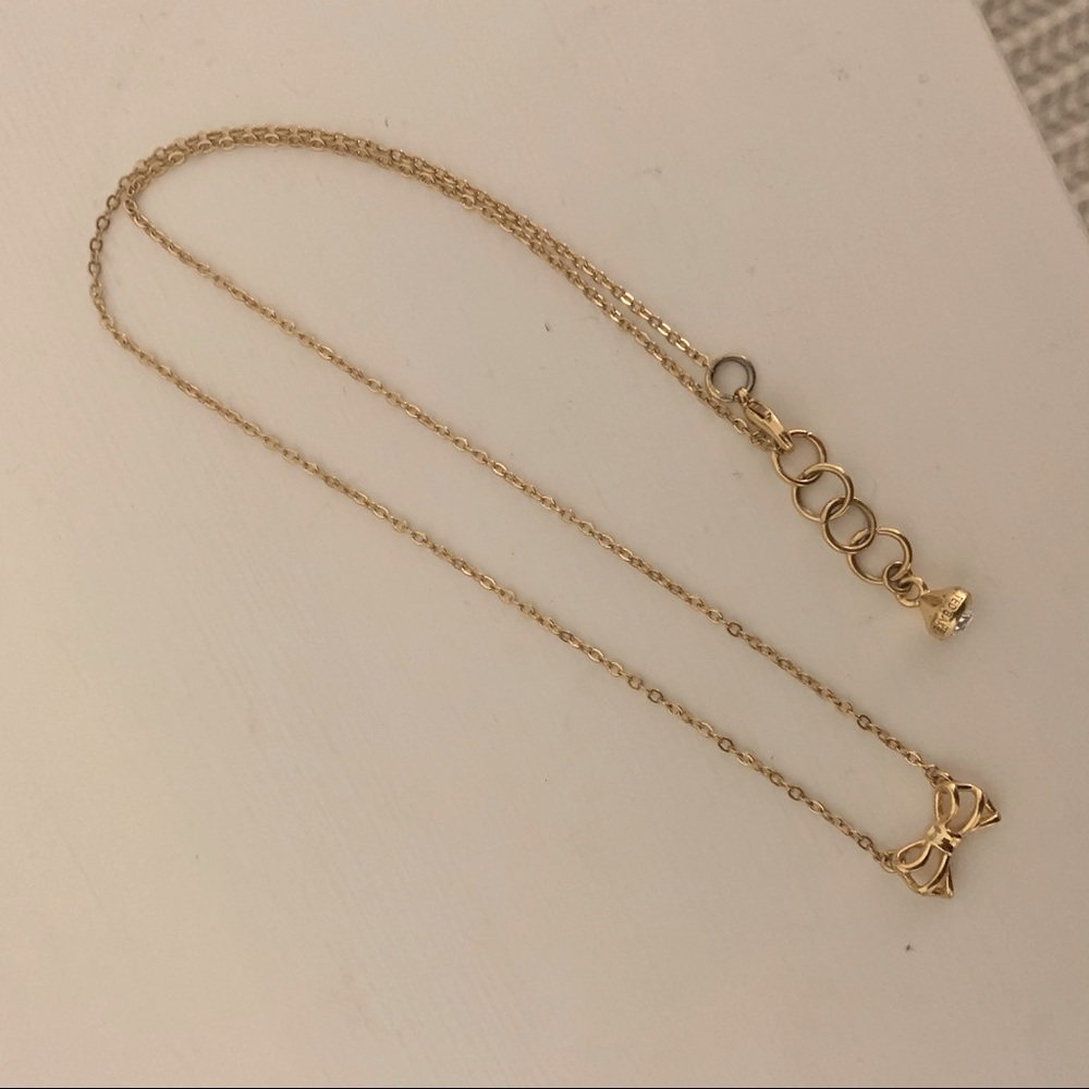 ted baker - gold bow necklace